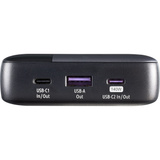 Intenso Powerbank HE25000, Banco de potencia gris/Negro