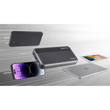 Intenso Powerbank HE25000, Banco de potencia gris/Negro