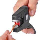 KNIPEX 12 42 195 , Alicates pelacables negro/Rojo