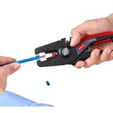 KNIPEX 12 42 195 , Alicates pelacables negro/Rojo