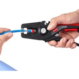 KNIPEX 12 42 195 , Alicates pelacables negro/Rojo