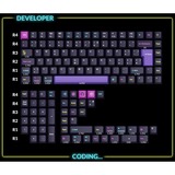 Keychron T8-DE, Cubierta de teclado negro/Lila