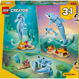 LEGO Creator 3 en 1 Animales marinos: Hermosos delfines, Juegos de construcción 
