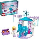 LEGO Disney Princess 43209 Disney Elsa y el Establo de Hielo de Nokk, Set de Frozen, Juegos de construcción Set de Frozen, Juego de construcción, 4 año(s), Plástico, 53 pieza(s), 134 g