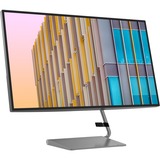 Lenovo Q27h-10 68,6 cm (27") 2560 x 1440 Pixeles Quad HD LED Gris, Monitor LED negro/Gris, 68,6 cm (27"), 2560 x 1440 Pixeles, Quad HD, LED, 6 ms, Gris