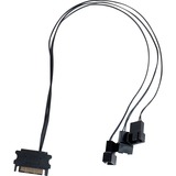 Lian Li UNI FAN SL120 LCD Wireless, Ventilador negro