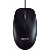 Logitech LGT-M90 Ratones, Ratón negro, Ambidextro, Óptico, USB tipo A, 1000 DPI, Gris