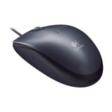 Logitech LGT-M90 Ratones, Ratón negro, Ambidextro, Óptico, USB tipo A, 1000 DPI, Gris