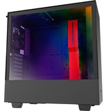 NZXT H510i Midi Tower Negro, Rojo, Cajas de torre negro/Rojo, Midi Tower, PC, Negro, Rojo, ATX, micro ATX, Mini-ATX, SGCC, Acero, Vidrio templado, 16,5 cm