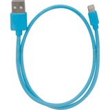 OWC NWTCBLUSBL05MBL cable de conector Lightning 0,5 m Azul azul, 0,5 m, Lightning, USB A, Macho, Macho, Azul