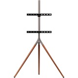 One for all WM 7471 165,1 cm (65") Negro, Gris, Madera, Soporte gris/Madera, 81,3 cm (32"), 165,1 cm (65"), 200 x 100 mm, 400 x 400 mm, 360°, Negro, Gris, Madera