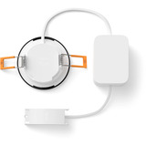 Philips Hue Hue White & Color Ambiance Slim Lámpara empotrable 90 mm, Luz de LED negro