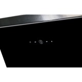 Respekta CH 89060 S, Campana extractora negro/Acero fino