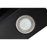 Respekta CH 89060 S, Campana extractora negro/Acero fino
