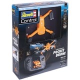 Revell Dron de bolsillo RC Quadrocopter, avión por control remoto naranja/Negro
