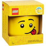 Room Copenhagen Cabeza de almacenamiento LEGO "Silly", grande, Caja de depósito amarillo