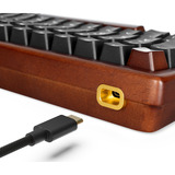 Sharkoon 4044951042623, Teclado para gaming madera/Negro
