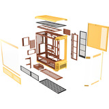 Thermaltake CA-11H-00FMWN-00, Caja de torre grande amarillo