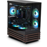 Thermaltake LCGS00001, Gaming-PC negro/Madera