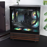 Thermaltake LCGS00001, Gaming-PC negro/Madera