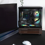 Thermaltake LCGS00001, Gaming-PC negro/Madera