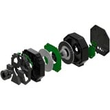 Thrustmaster T598-P Negro, Rojo USB Volante + Pedales Analógico/Digital PC, PlayStation 4, PlayStation 5, Conjunto de simulador negro, Volante + Pedales, PC, PlayStation 4, PlayStation 5, Botón modo, Botón menú, Cruceta, Analógico/Digital, Accionamiento directo, Alámbrico