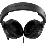 Turtle Beach Recon 70 Auriculares multiplataforma para Juegos para PC, PS5, PS4, Xbox Series X|S, Xbox One y Mobile, Auriculares para gaming negro, PS5, PS4, Xbox Series X|S, Xbox One y Mobile, Alámbrico, Juego, 20 - 20000 Hz, Auriculares, Negro