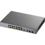 Zyxel GS1350-18HP-EU0101F switch Gestionado L2 Gigabit Ethernet (10/100/1000) Energía sobre Ethernet (PoE) Gris, Interruptor/Conmutador Gestionado, L2, Gigabit Ethernet (10/100/1000), Energía sobre Ethernet (PoE), Montaje en rack