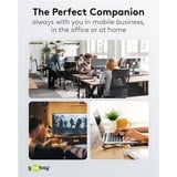 goobay Concentrador USB delgado de 5 puertos USB-C™ a USB-C/USB-A USB 3.2 Gen1, Hub USB gris