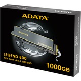 ADATA LEGEND 800 1 TB, Unidad de estado sólido gris/Dorado