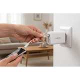 Ansmann Home Charger 230PD con cable / 3 A / 30 W / 2 puertos, Cargador blanco