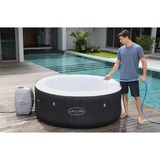 Bestway 60001 spa y jacuzzi Negro, Gris, Blanco 669 L Alrededor, Piscina negro, Negro, Gris, Blanco, 669 L, Alrededor, 4 personas(s), 40 °C, 2 °C/h