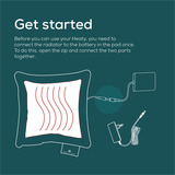 Beurer HK 77 Heaty verde celestial, Almohadas eléctricas verde