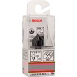 Bosch 2608628407 Cortador de ranura en V, Fresa Cortador de ranura en V, 8 mm, 1,6 cm, 1,6 cm