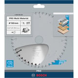 Bosch 2 608 640 503 hoja de sierra circular 16 cm 1 pieza(s) Aluminio, Aglomerado, Tablero de fibra, Metal no ferroso, Plástico, 16 cm, 2 cm, 1,8 mm, 2,4 mm, Bosch