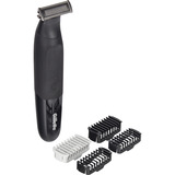 Braun Gillette Fusion One Hybrid Trimmer & Rasierer, Cortador de pelo negro