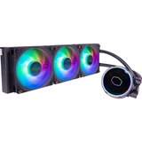 Cooler Master MasterLiquid PL360 Flux Procesador Kit de refrigeración líquida 12 cm Negro, Refrigeración por agua negro, Kit de refrigeración líquida, 12 cm, 2300 RPM, 72,37 cfm, Negro