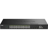 D-Link DGS-1530-28/E, Interruptor/Conmutador negro