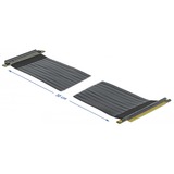 DeLOCK 85764 tarjeta y adaptador de interfaz Interno PCIe, Tarjeta de ampliación PCIe, PCIe, Negro, 0,3 m, 1 pieza(s)