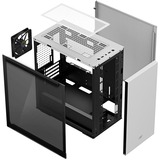 DeepCool Macube 110 Blanco Cristal Templado Lateral, Cajas de torre blanco, Midi Tower, PC, Blanco, micro ATX, Mini-ITX, Acrilonitrilo butadieno estireno (ABS), SPCC, Vidrio templado, Juego