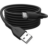 Digitus Cable de conexión de silicona USB 2.0 USB-A > USB-C negro