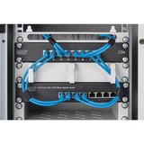 Digitus Conmutador Gigabit de 8 puertos, 10 pulgadas, Interruptor/Conmutador 10 pulgadas, No administrado, Gigabit Ethernet (10/100/1000), Bidireccional completo (Full duplex), Montaje en rack