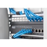 Digitus Conmutador Gigabit de 8 puertos, 10 pulgadas, Interruptor/Conmutador 10 pulgadas, No administrado, Gigabit Ethernet (10/100/1000), Bidireccional completo (Full duplex), Montaje en rack