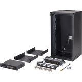 Digitus Set de red SOHO Pro 10" 315x300 mm (AnxF), Armario IT negro