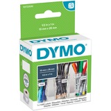 Dymo LW - Etiquetas multiuso - 13 x 25 mm - S0722530 blanco, Blanco, Etiqueta para impresora autoadhesiva, Papel, Desmontable, Rectángulo, LabelWriter
