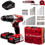 EINHELL TE-CD 18/2 Li-i +64, Martillo atornillador rojo/Negro