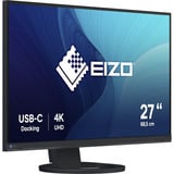 EIZO FlexScan EV2740S-BK pantalla para PC 68,6 cm (27") 3840 x 2160 Pixeles 4K Ultra HD LCD Negro, Monitor LED negro, 68,6 cm (27"), 3840 x 2160 Pixeles, 4K Ultra HD, LCD, 6 ms, Negro