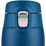 Emsa Light Mug 400 ml Azul, Termo azul oscuro, Azul, Acero inoxidable, Polipropileno (PP), 400 ml, 6,6 cm, 196 mm