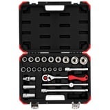 GEDORE R69003024 set de conectores y conector, Llave de tubo rojo/Negro, 85 mm