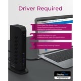 ICY BOX IB-DK2252AC Alámbrico USB 3.2 Gen 1 (3.1 Gen 1) Type-C Negro, Estación de acoplamiento negro, Alámbrico, USB 3.2 Gen 1 (3.1 Gen 1) Type-C, 10,100,1000 Mbit/s, Negro, 5 Gbit/s, 4K Ultra HD